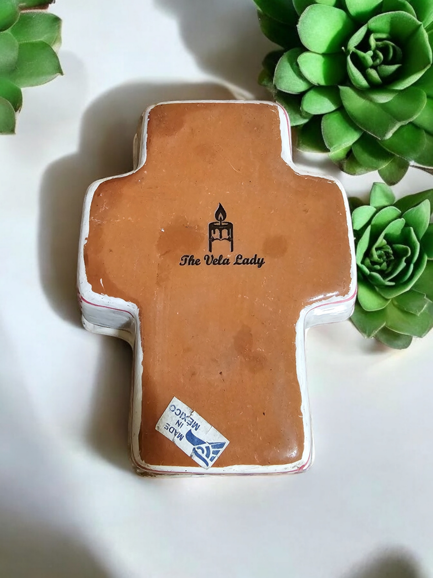 Jewelry/Trinket Holder Collection, Cross Shaped Candle