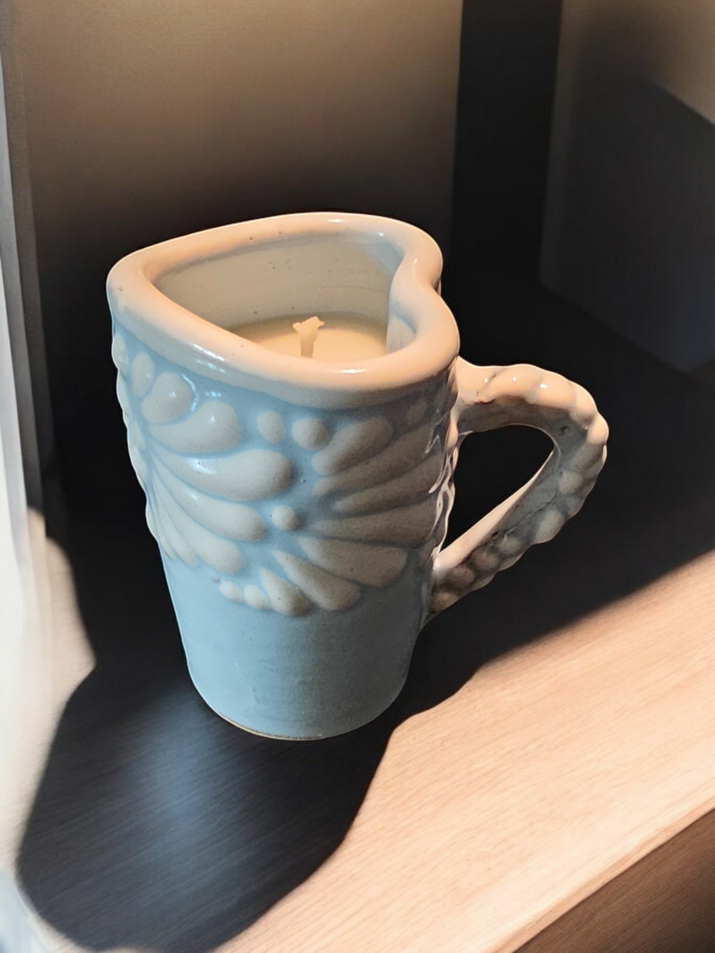 Recuerdos Collection, Shot size Candle, Baby Blue Talavera, Paloma Scent