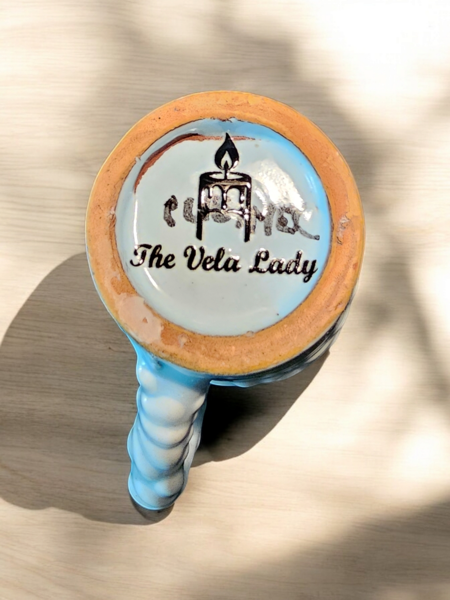 Recuerdos Collection, Shot size Candle, Baby Blue Talavera, Paloma Scent