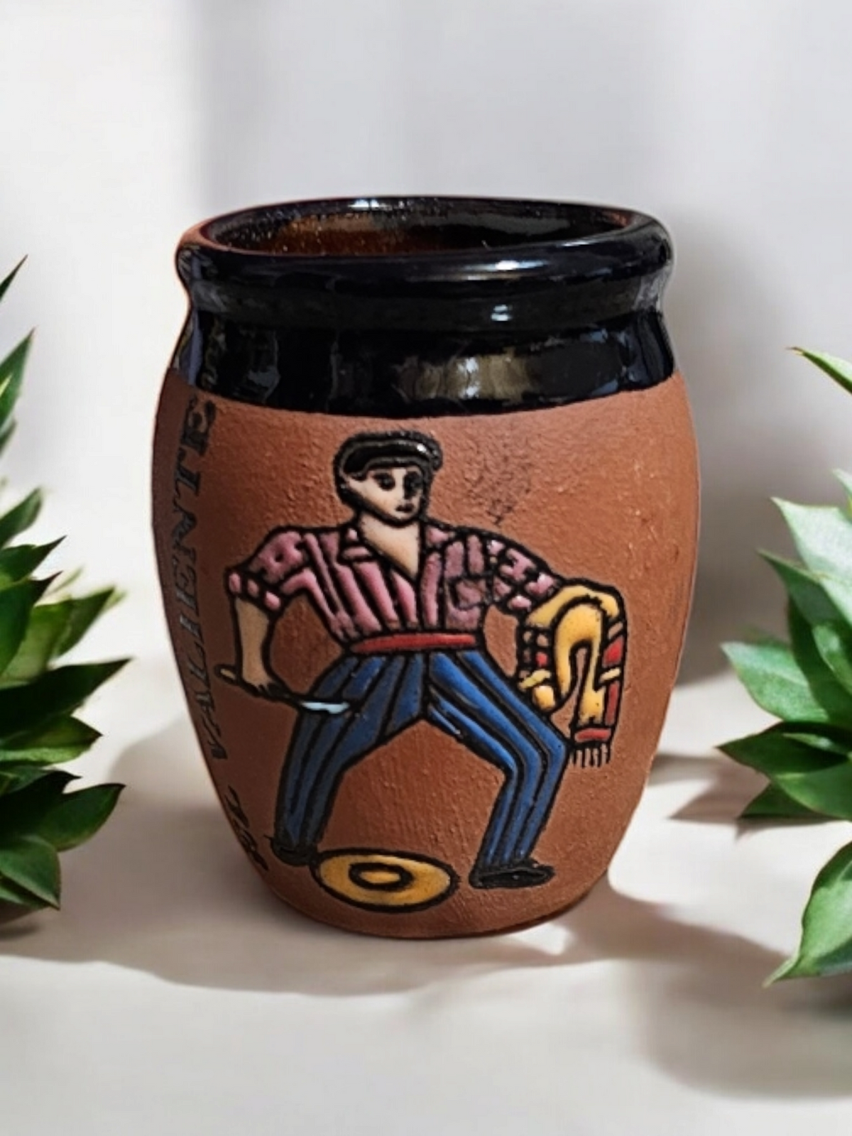 Loteria Collection, El Valiente Cantarito Candle, Shot Size
