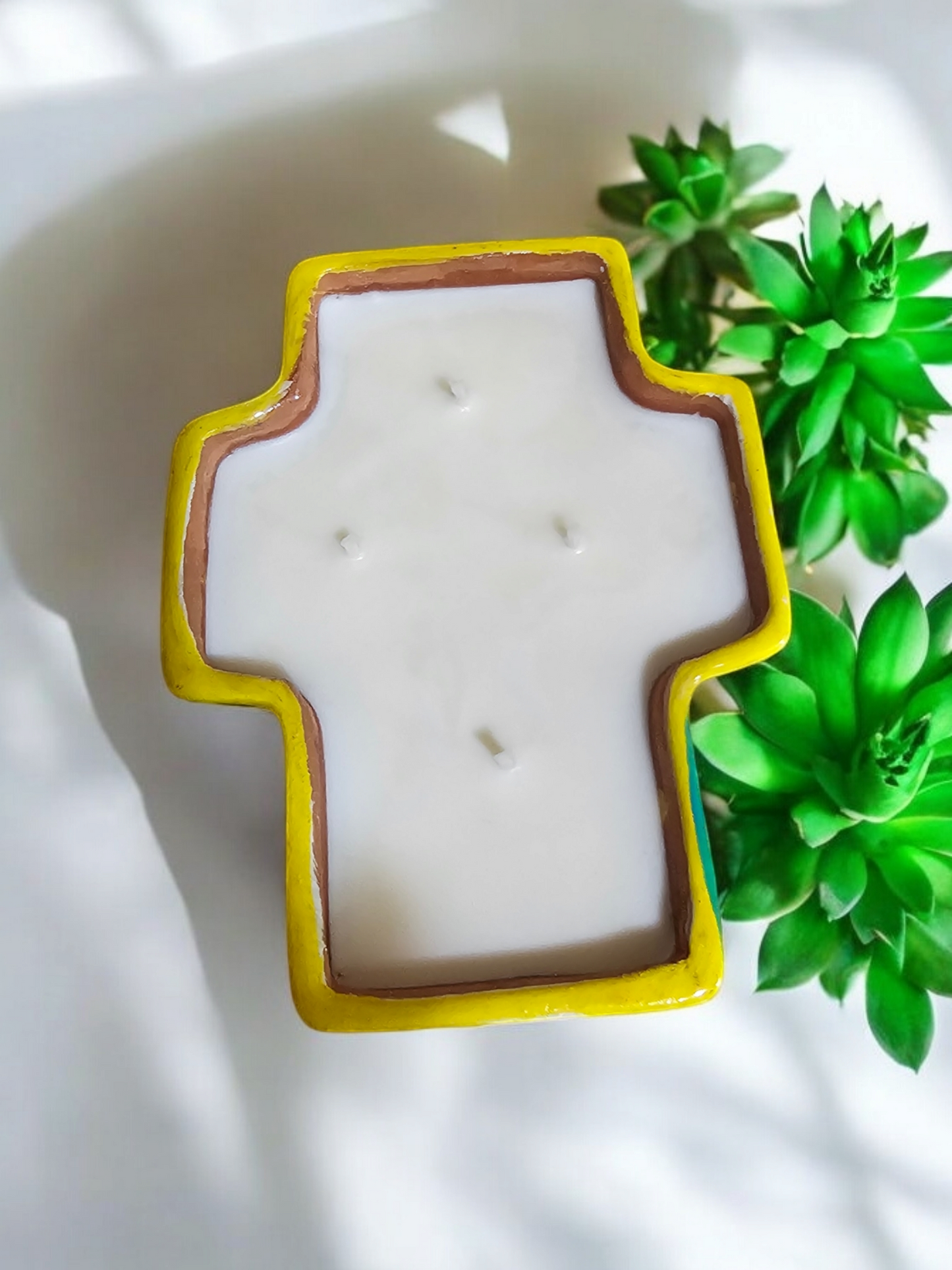 Jewelry/Trinket Holder Collection, Cross Shaped Candle